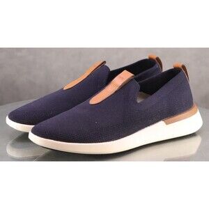 Wolf & Shepherd Swiftknit $210 Men's Loafers Sneakers Shoes Size 10 Navy Blue
